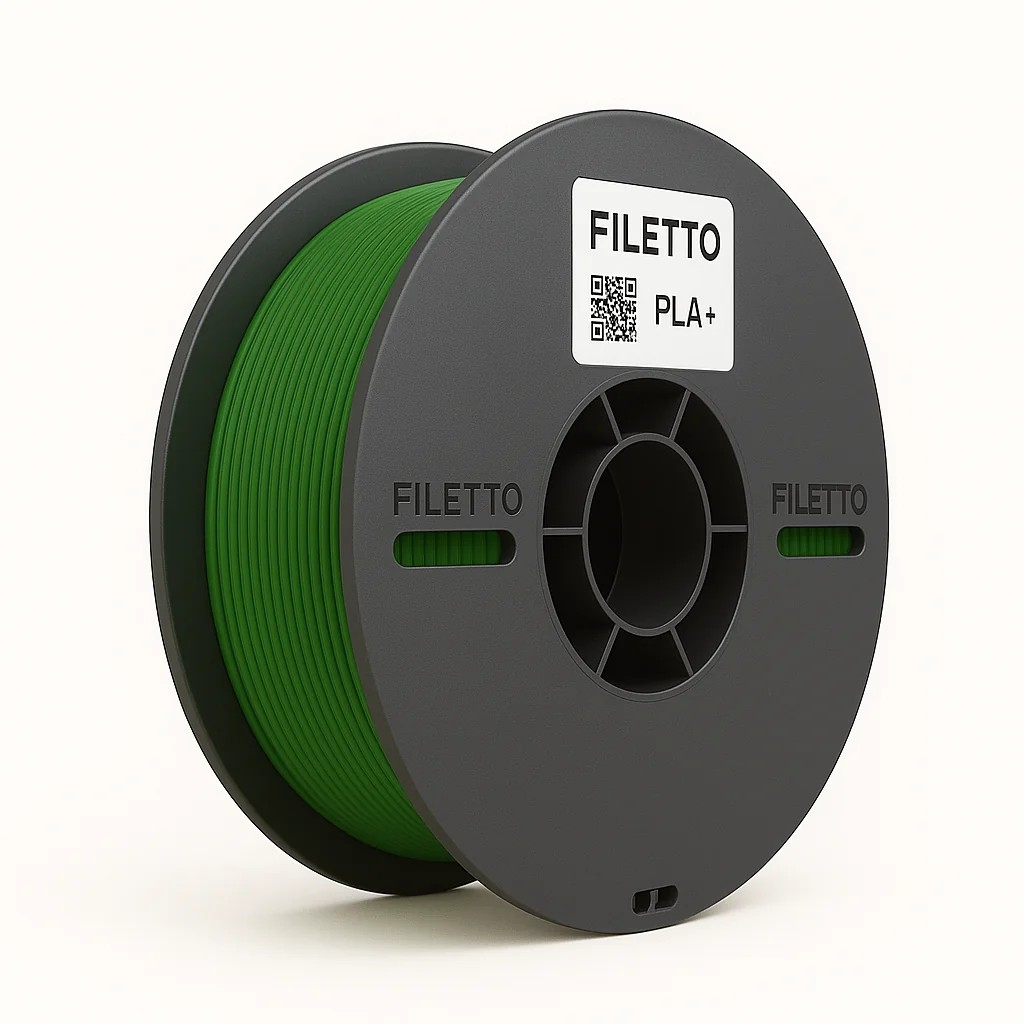 Filetto PLA+ Filament - 1.75mm 1 KG 3D Yazıcı Filamenti - AMS Uyumlu - Haki Yeşil