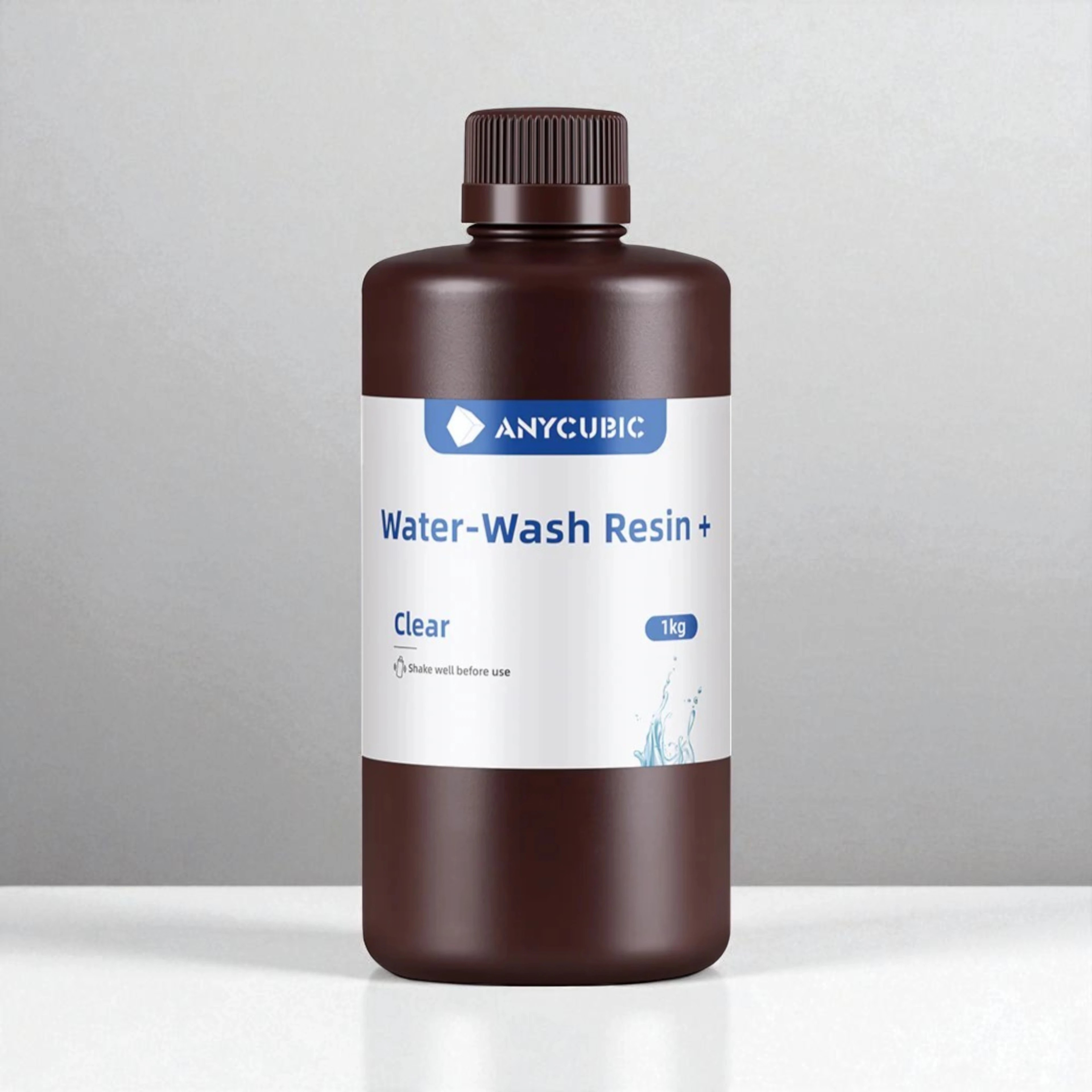Anycubic Suda Yıkanabilir (Water Wash) SLA UV Reçine 1 KG Yeni Seri - Şeffaf