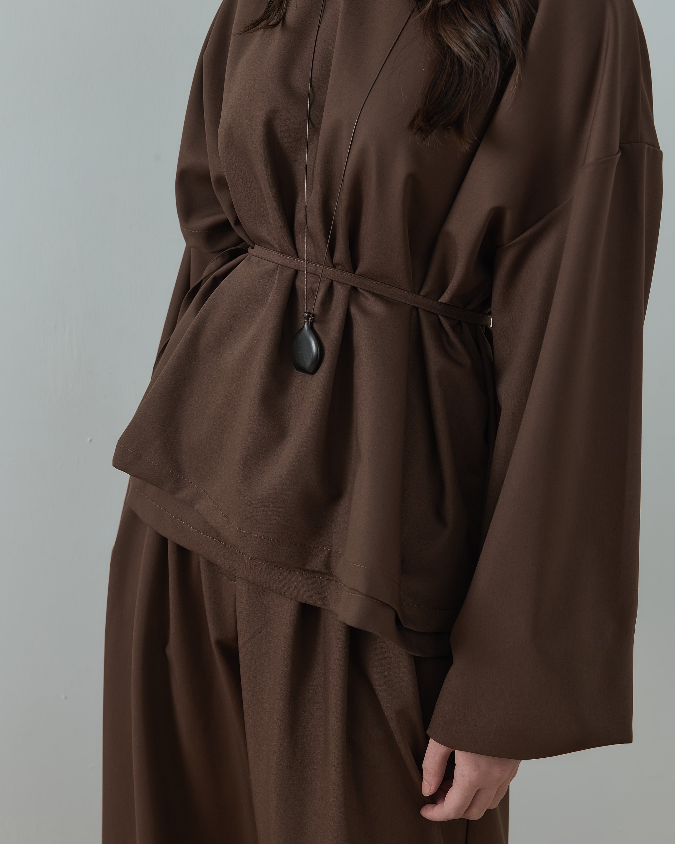 Noya Bluz - Kahverengi