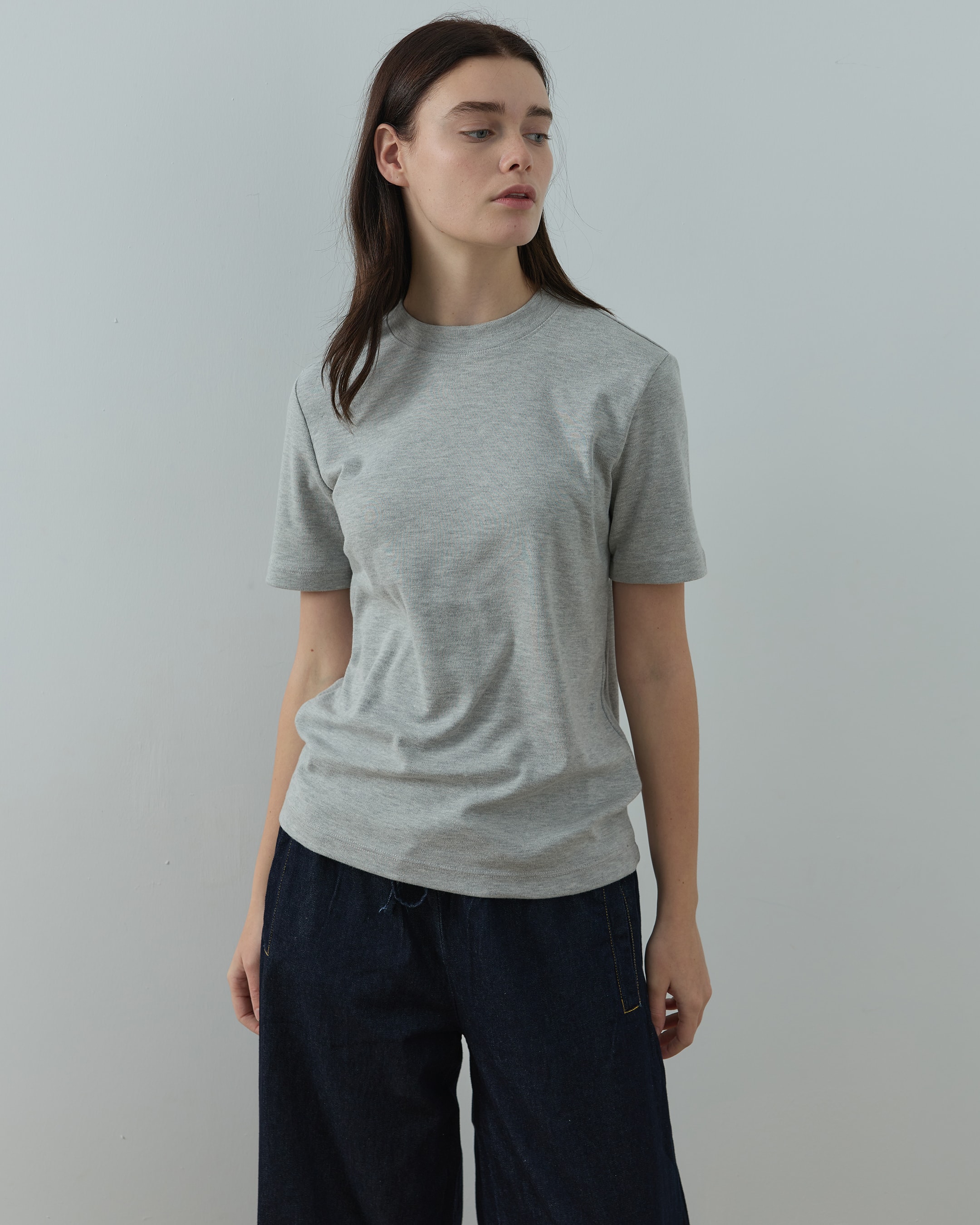 Mera Kısa Kol Tişört - Gri