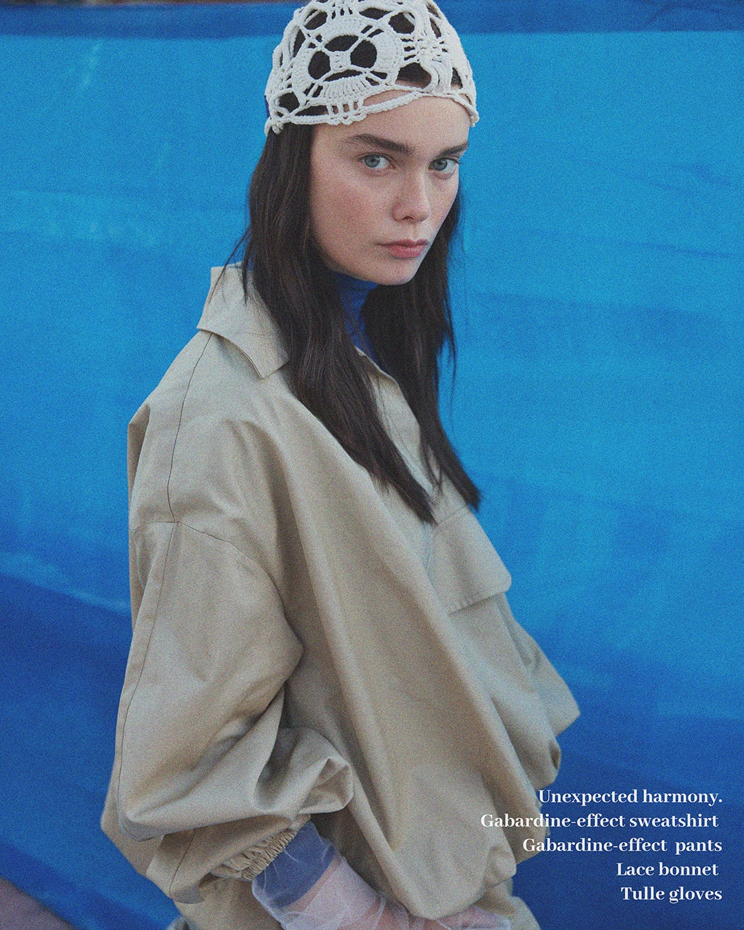 Dantel Başlık - Ekru