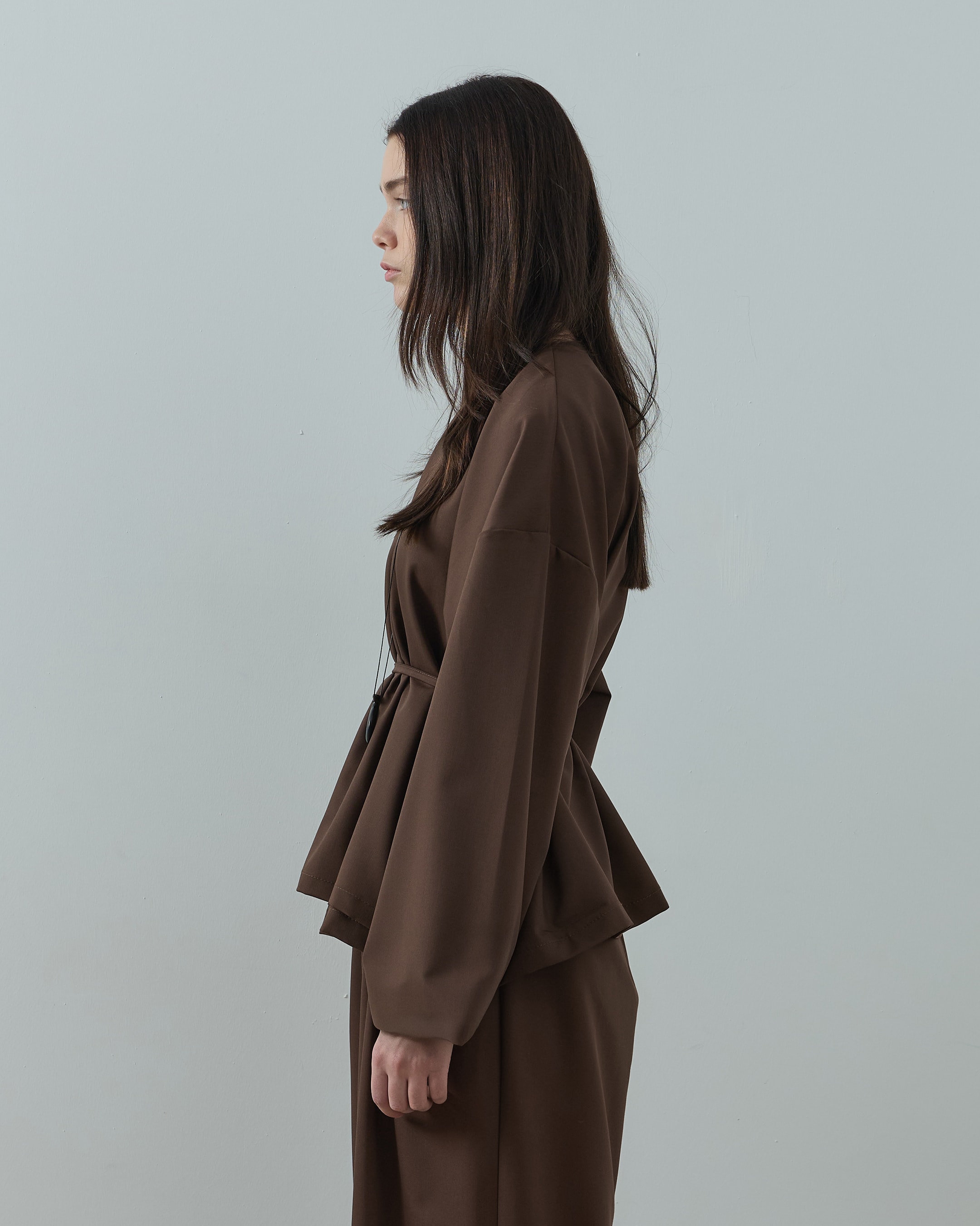 Noya Bluz - Kahverengi