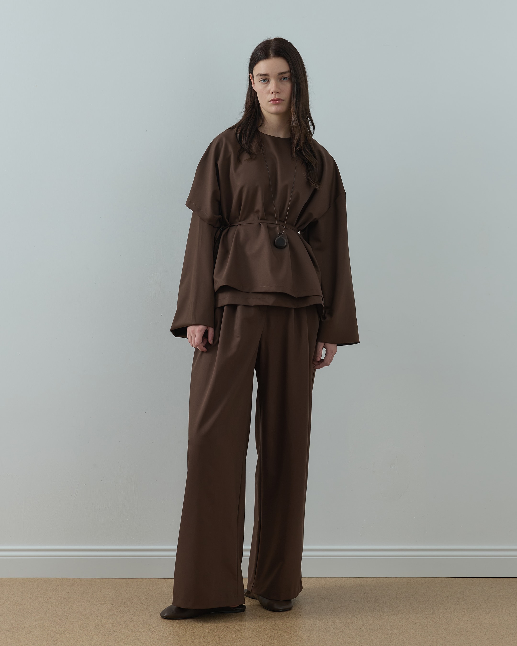 Noya Bluz - Kahverengi