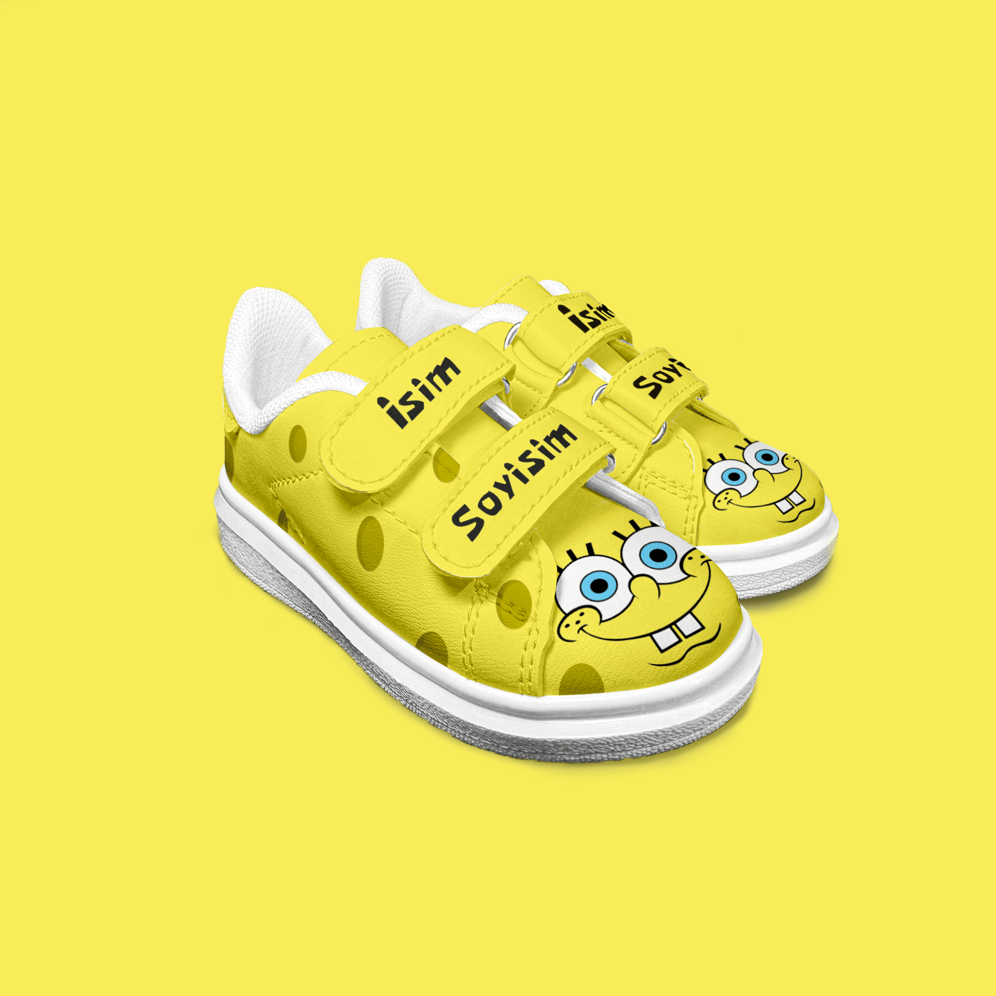 SpongeBob Tasarımlı Bebek Ayakkabısı