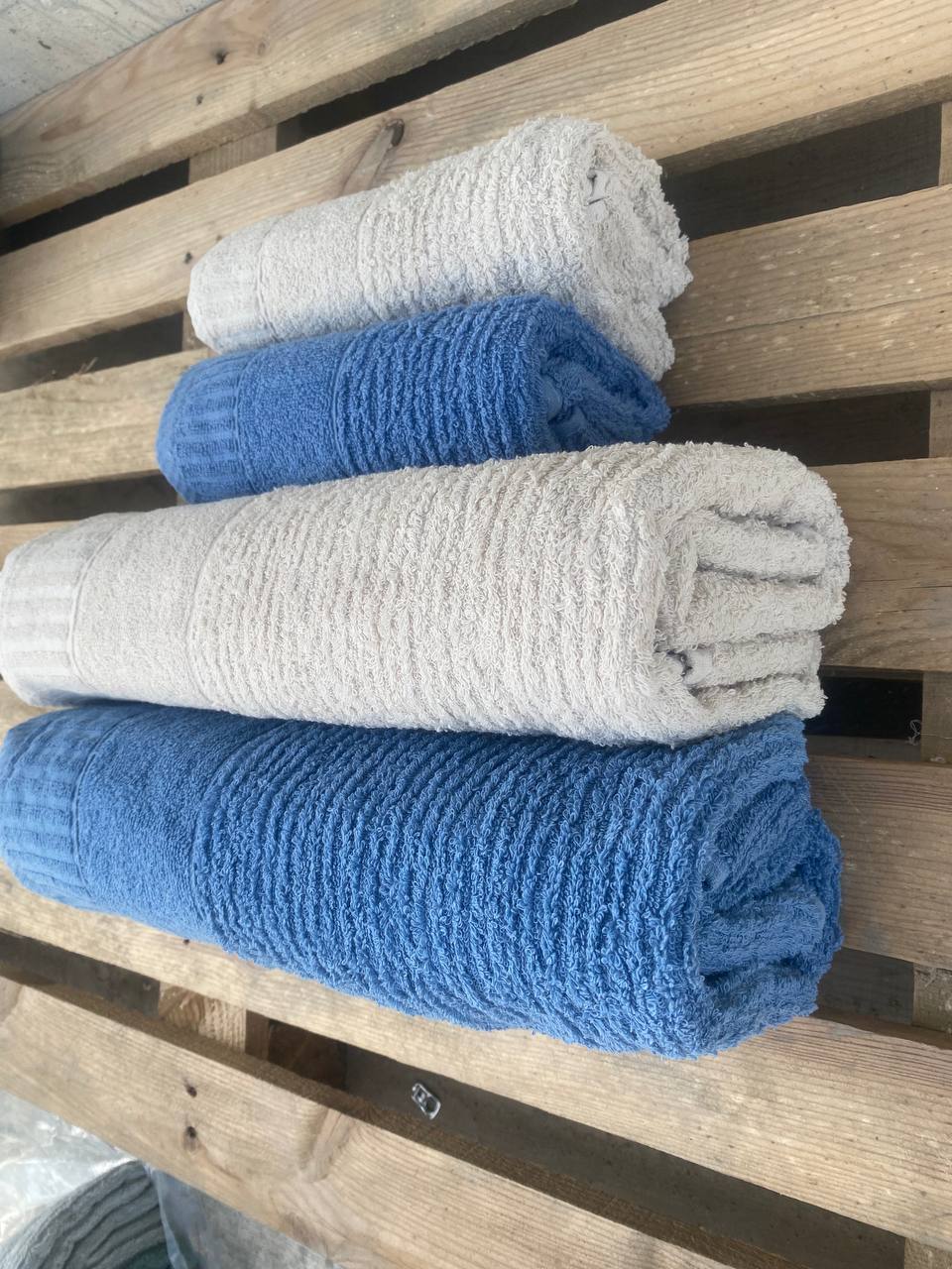 %100 Pamuk 4 Parça Battal Boy Hamam Seti ( 2 Adet 90*150 cm-2 Adet 50*90 cm)