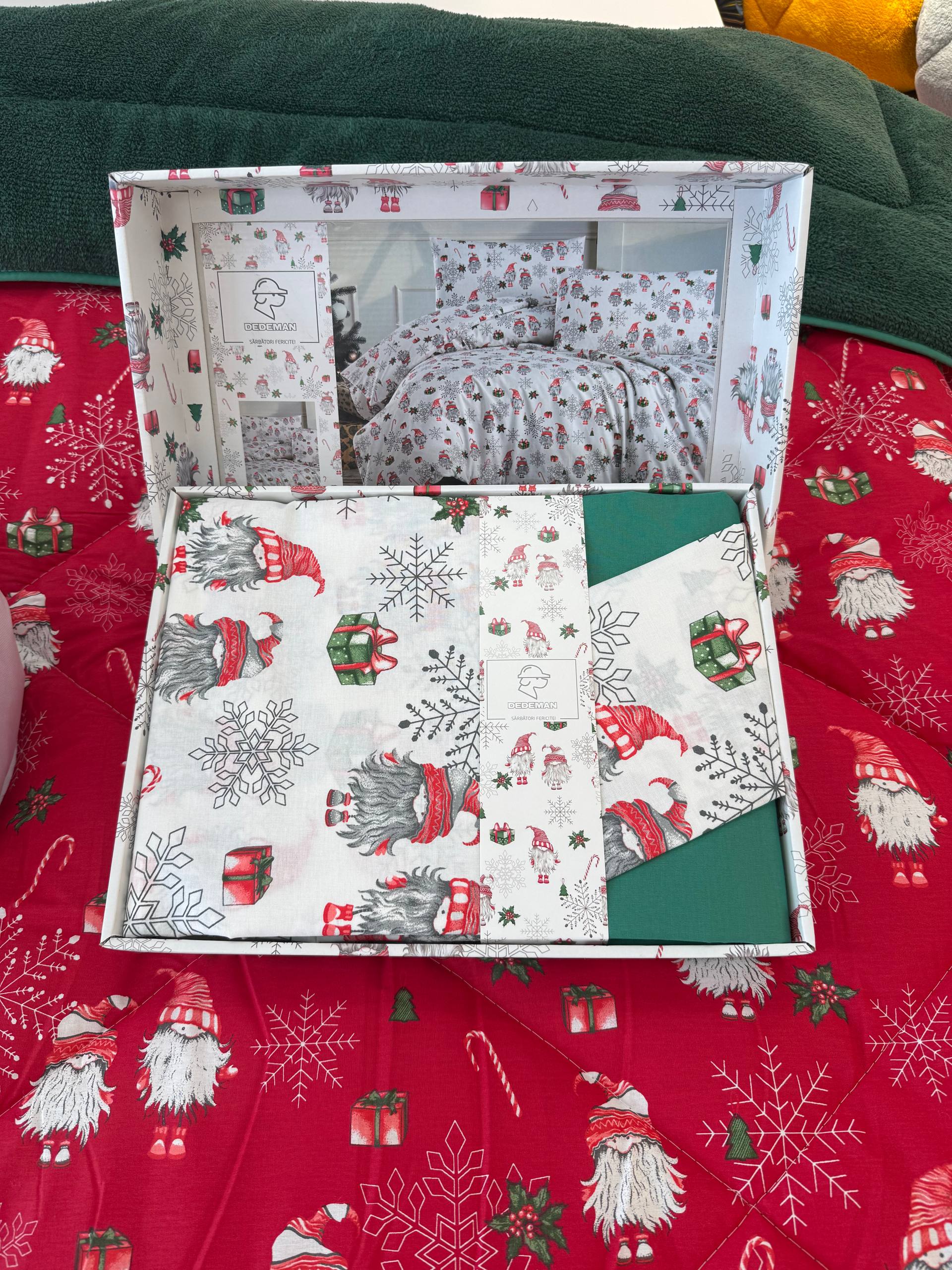 %100 Pamuk Yılbaşına Özel Çift Kişilik Nevresim Takımı