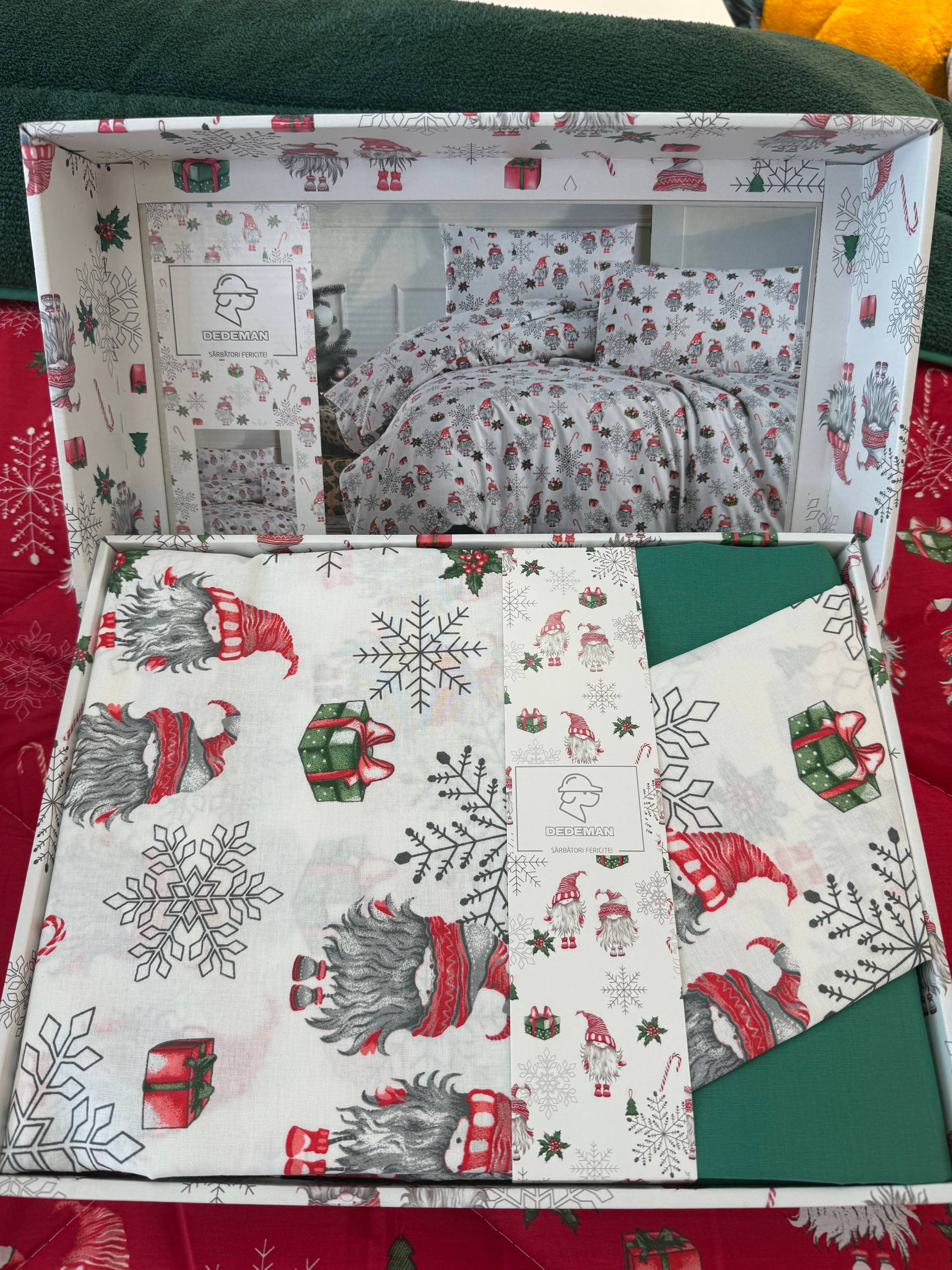 %100 Pamuk Yılbaşına Özel Çift Kişilik Nevresim Takımı