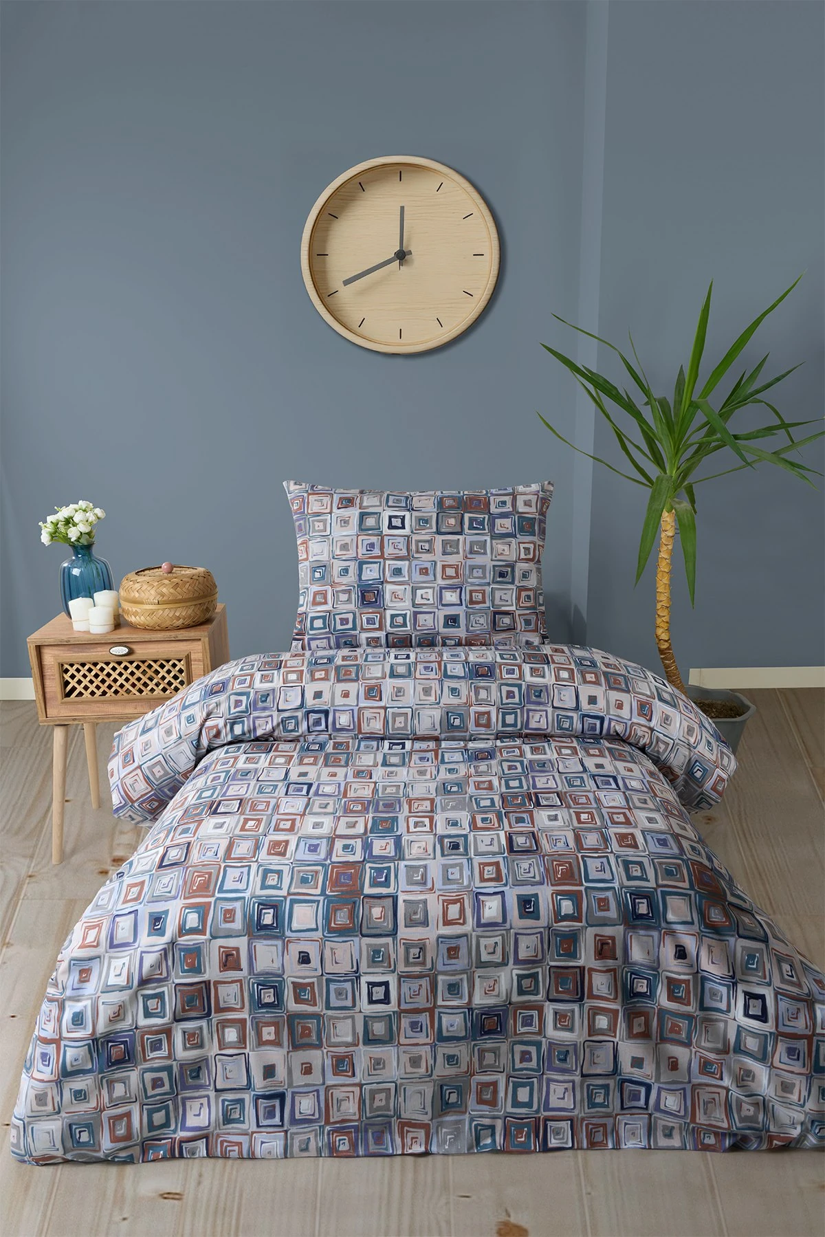 Ranforce Pamuklu Tek Kişilik Nevresim Seti -Çarşafsız - Mardelli