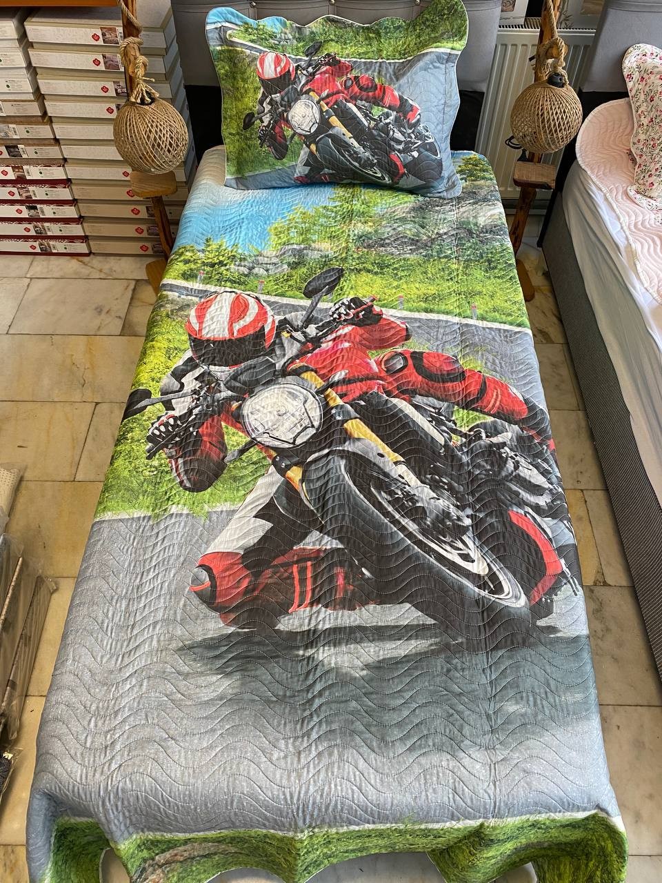 Tek Kişilik Yatak Örtüsü Speedy