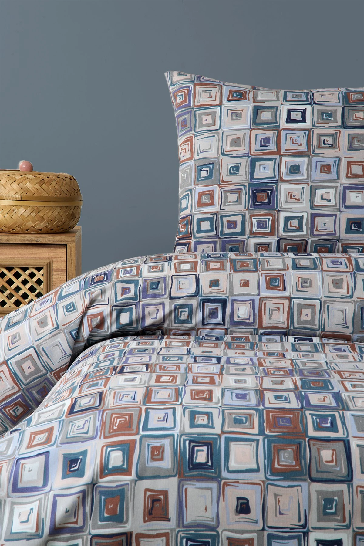 Ranforce Pamuklu Tek Kişilik Nevresim Seti -Çarşafsız