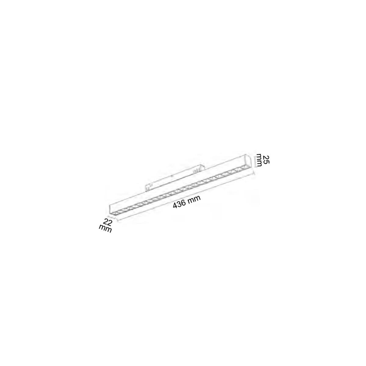Forlife Silver Kompakt Lensli Magnet Armatür 24W 3200k Gün Işığı FL-6614 S