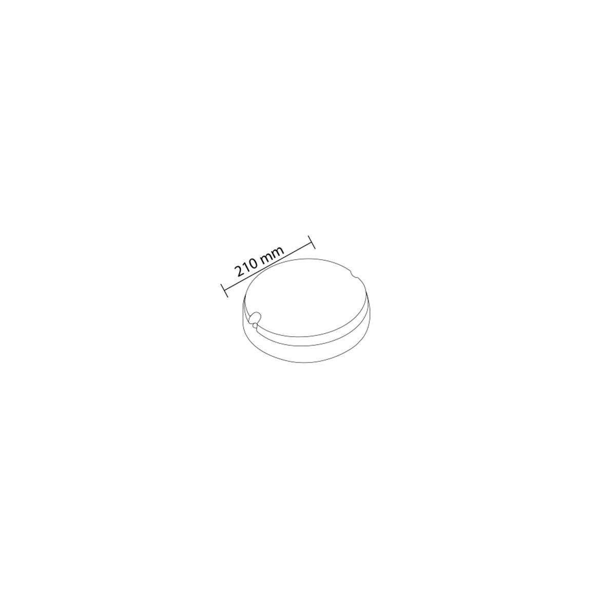 Forlife 22W Beyaz Glop Armatür Ip65 6500k Beyaz FL-1123 B