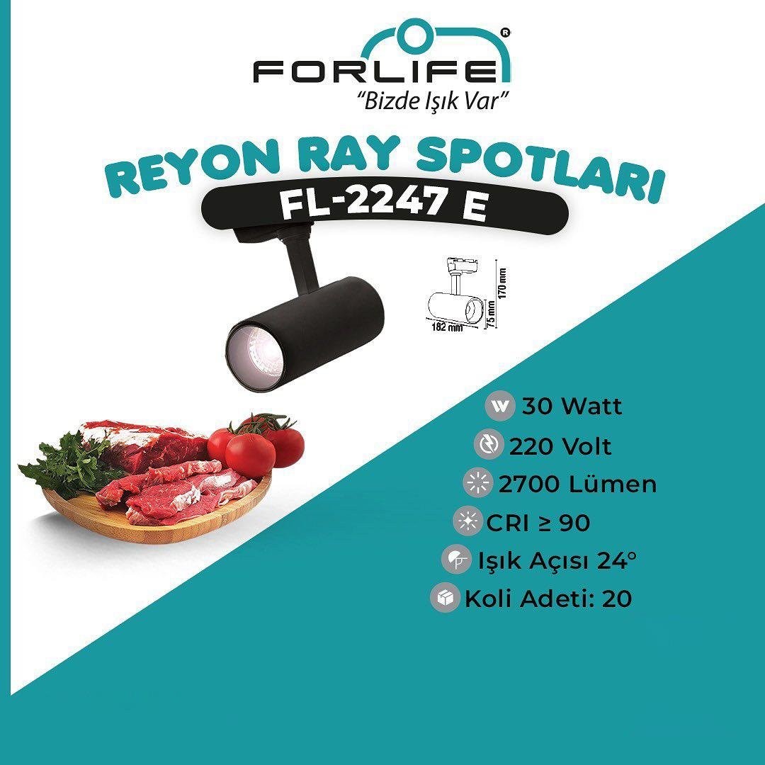 Forlife Ray Spot Armatür Et Reyonu FL-2247 E