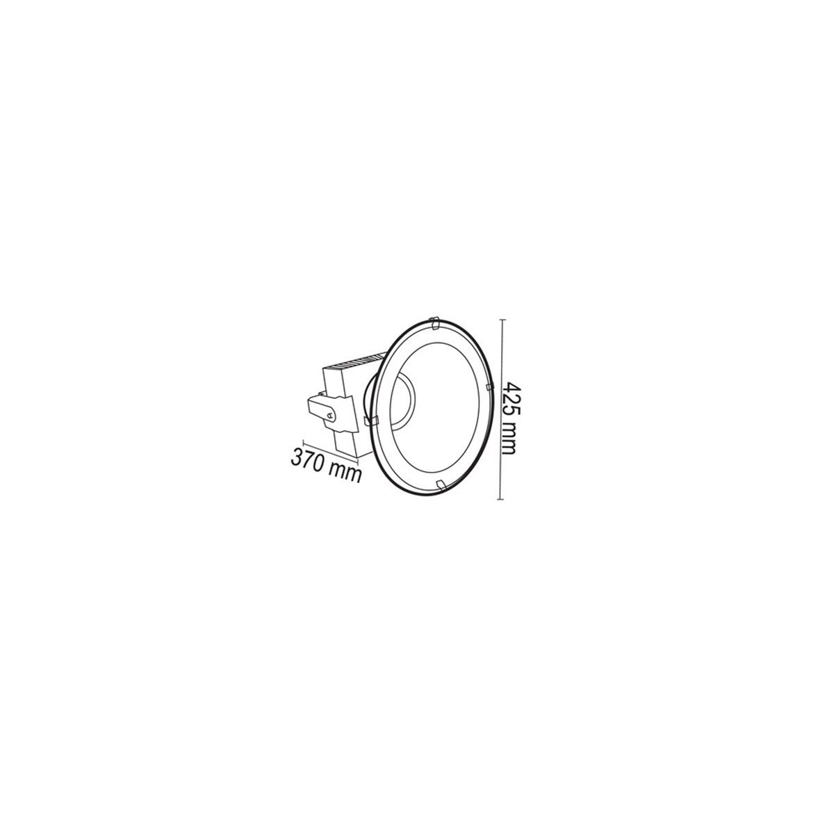 Yüksek Tavan Armatürü 500W 6500K Beyaz Fl-1051