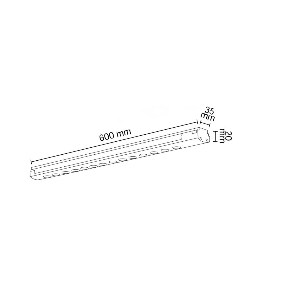 Forlife Kompakt Lensli Pro Magnet Armatür 20W 3200k Gün Işığı FL-5411