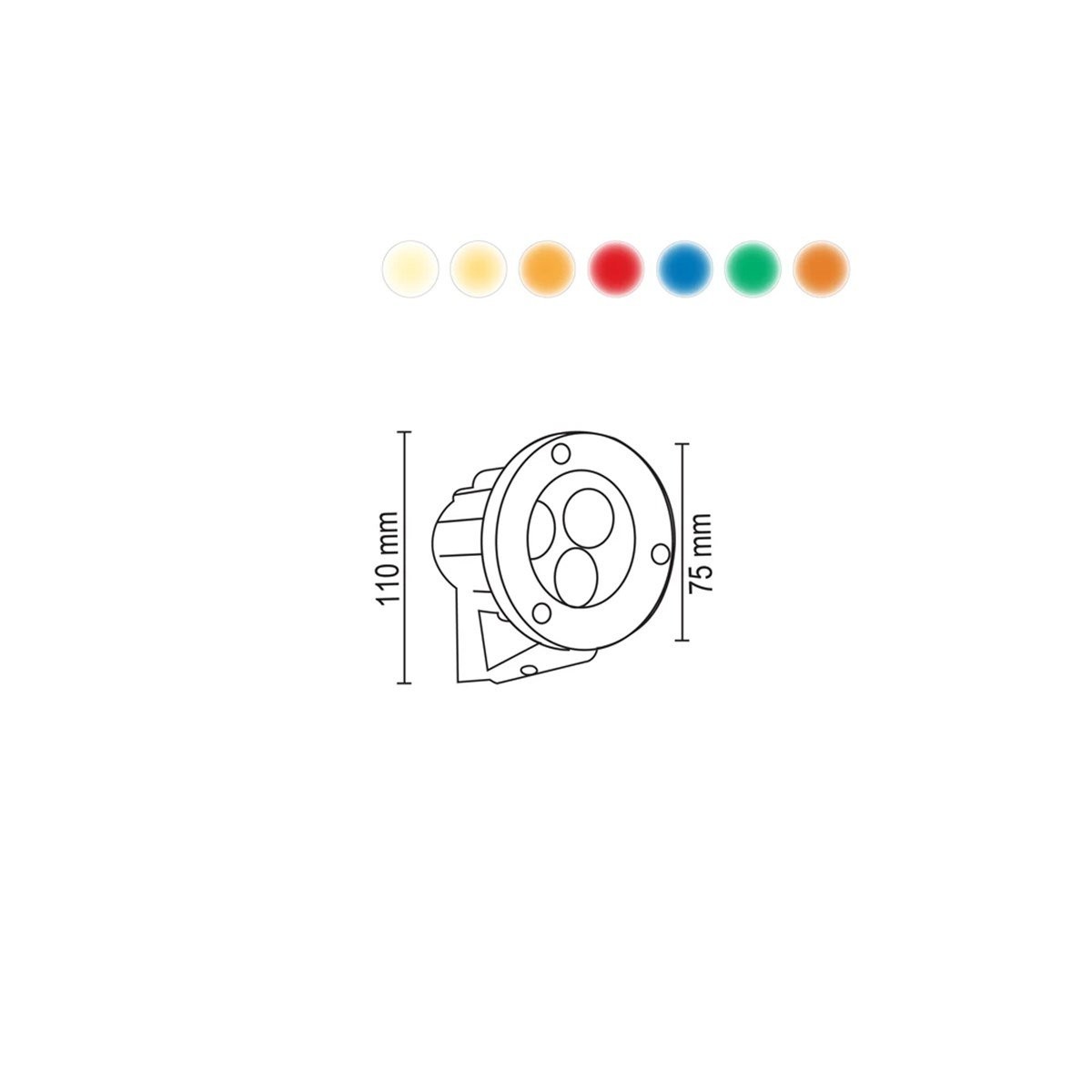 Bahçe Armatürü 3W Fl-2079