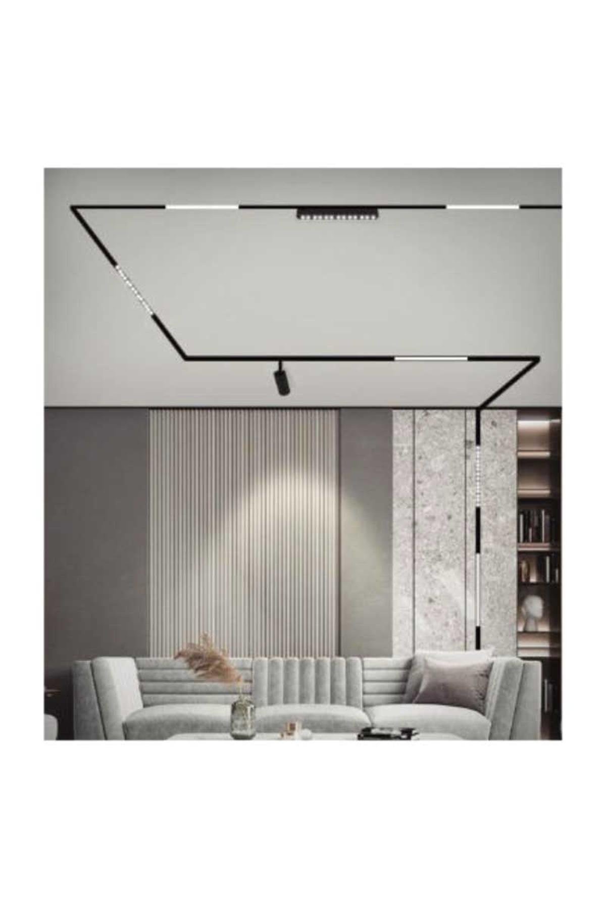 Forlife Beyaz Lensli Magnet Armatür 18W 3200K Gün Işığı Fl-5513 W