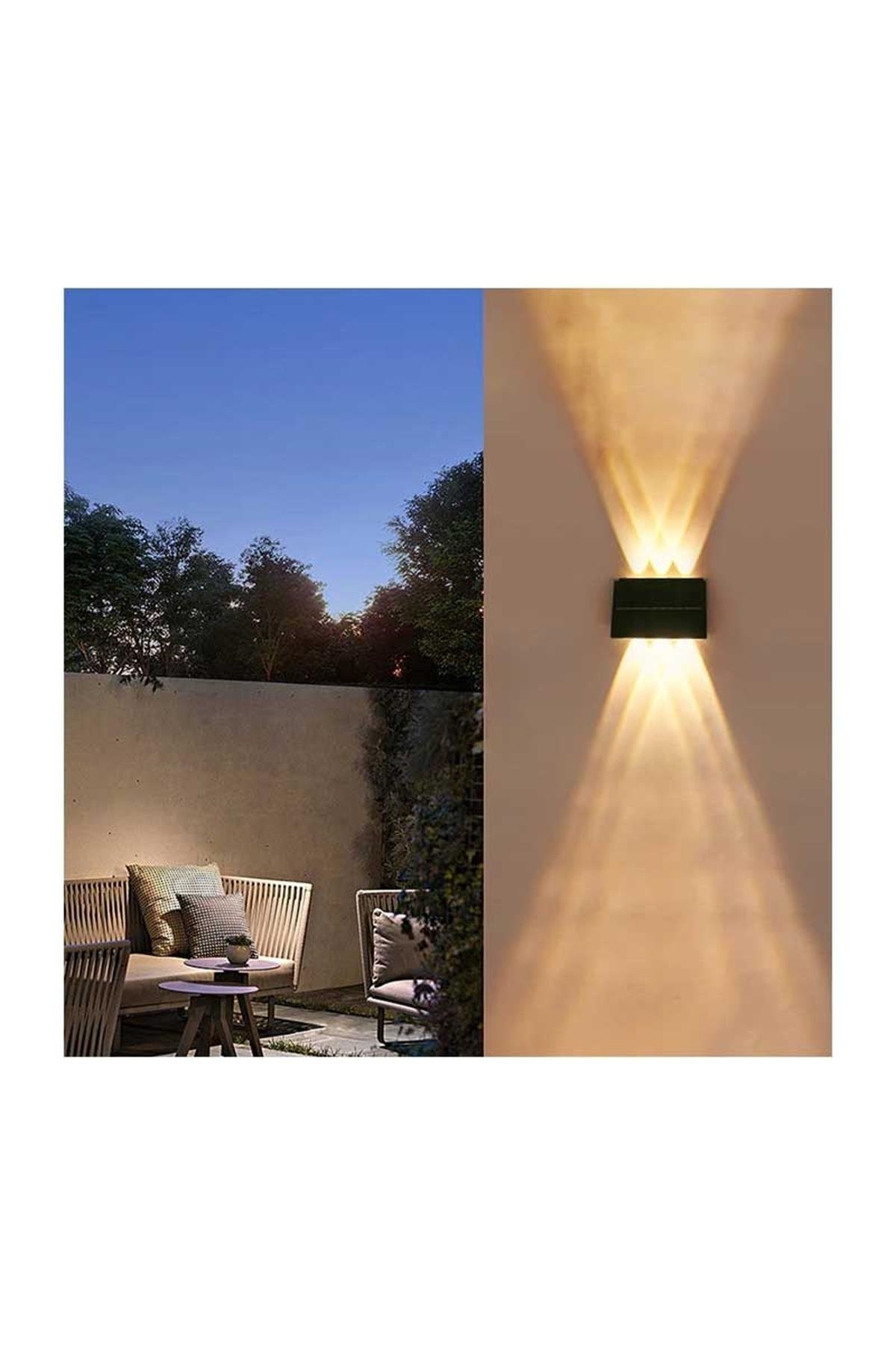 Forlife Solar Çift Yönlü Duvar Apliği 12W 3200k Gün Işığı FL-3192