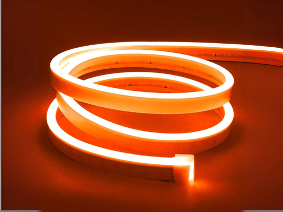 12 Volt Turuncu Neon Şerit Led