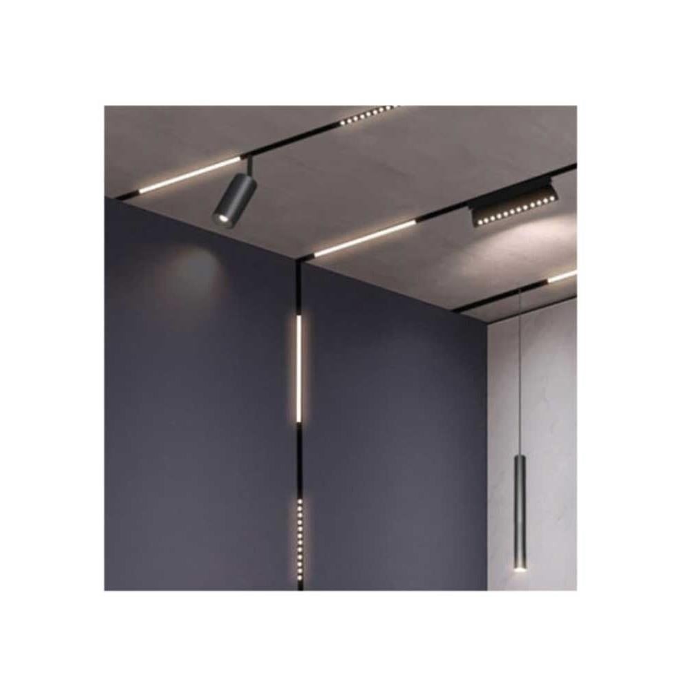 Forlife Siyah Lensli Magnet Armatür 18W 3200K G.ışığı FL-5513