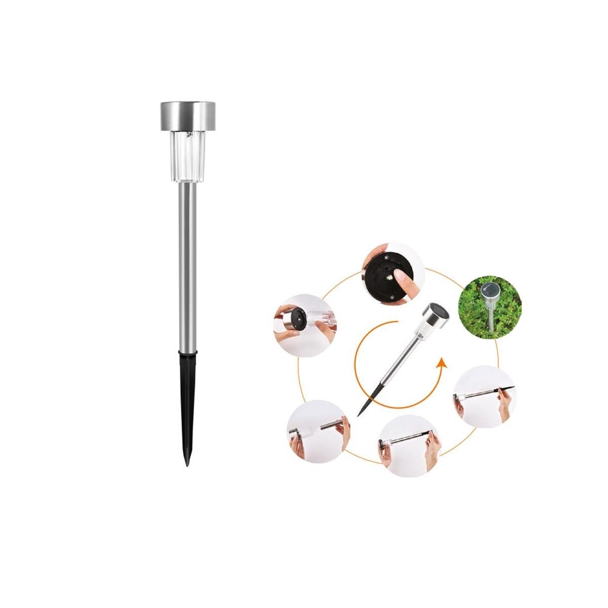 Forlife Solar Camlı Çim Armatürü 3W 3200k Gün Işığı FL-3219