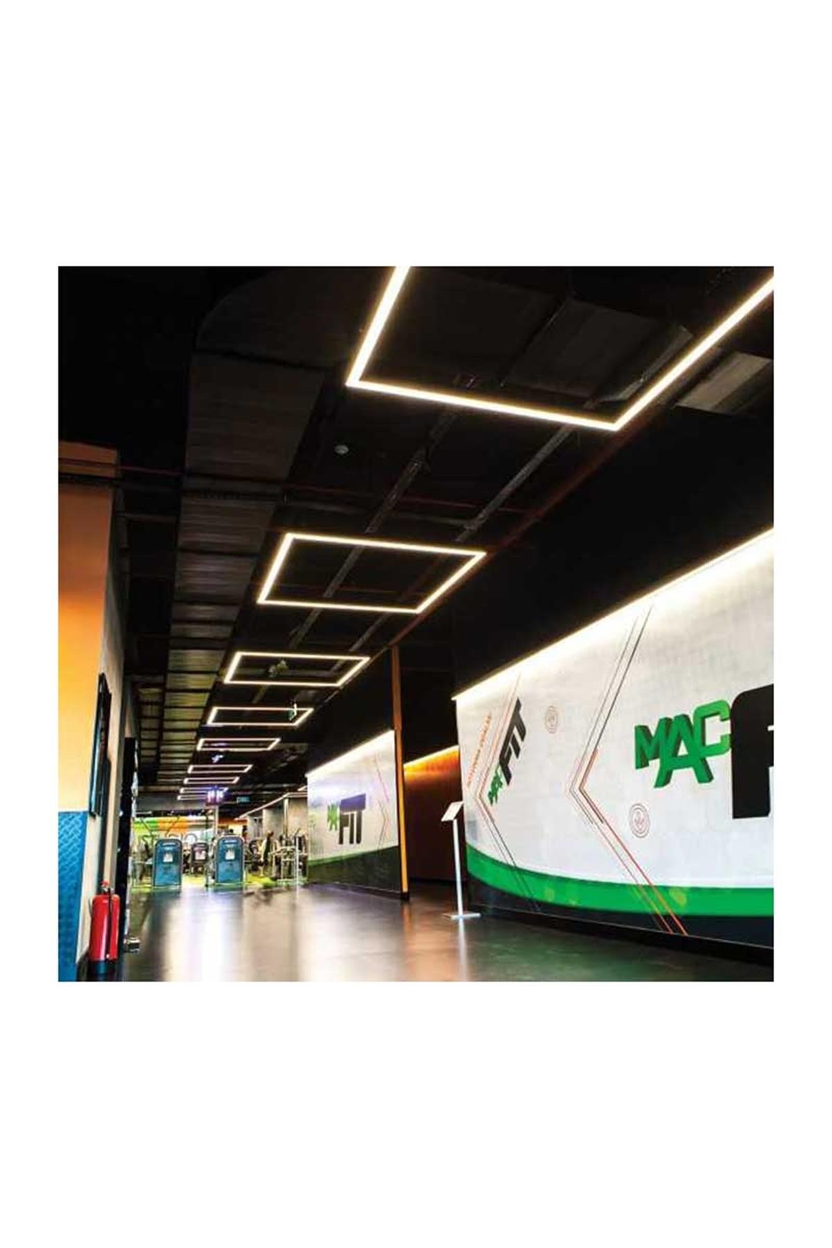 Forlife Kare Linear Armatür 100X100Cm 130W 6500K Beyaz Fl-99024