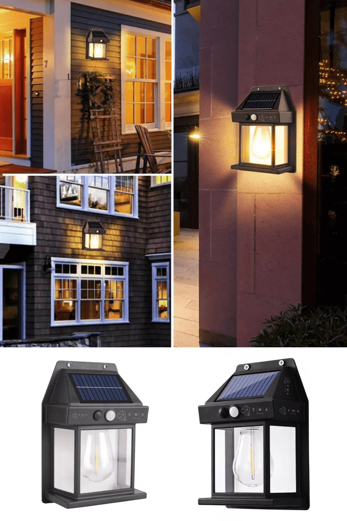 12W Solar Dekoratif Bahçe Armatürü