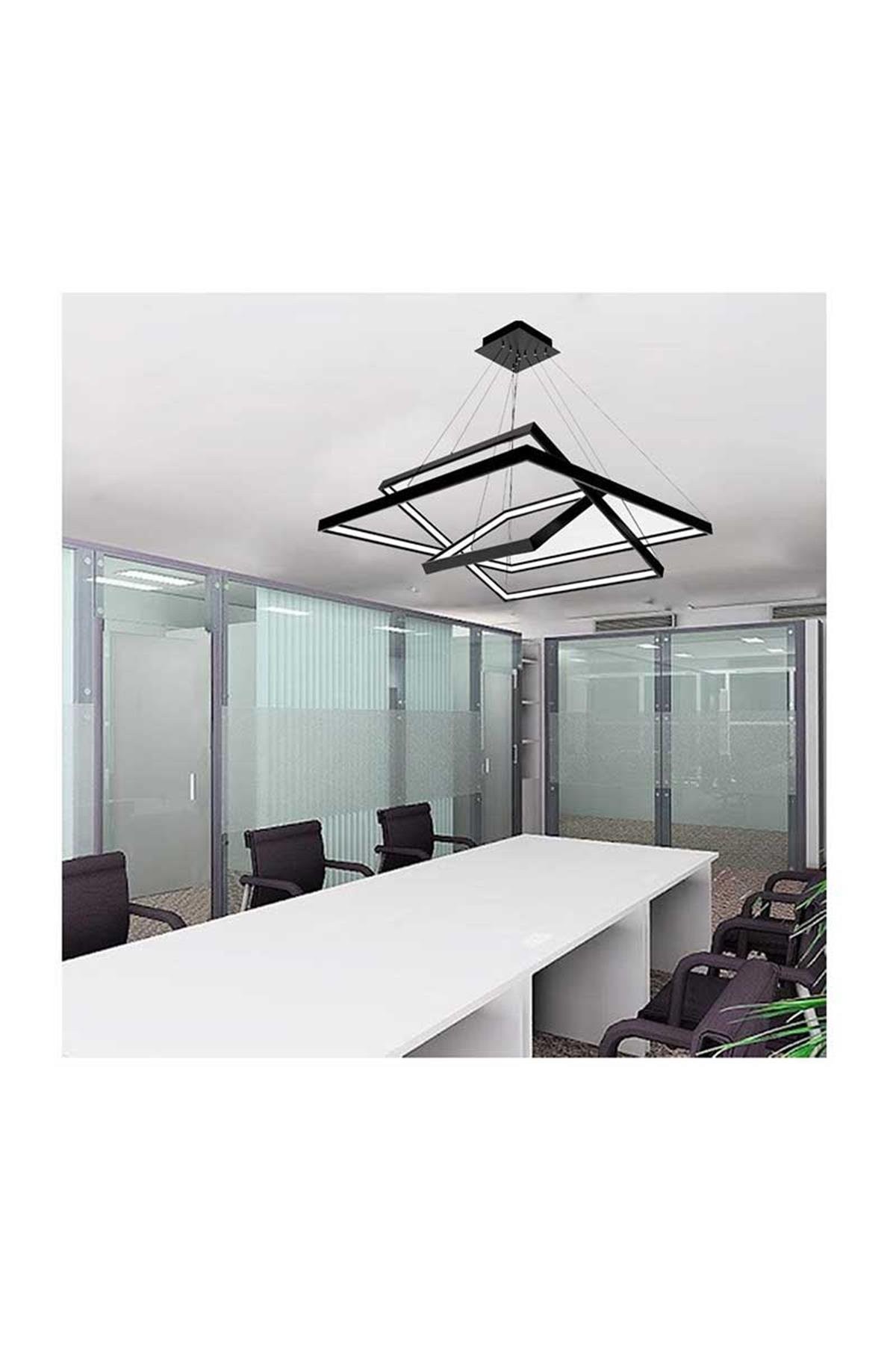 Forlife Linear Armatür 40-60-80Cm Kare Satürn 145W 4000K Ilık Beyaz Fl-99076