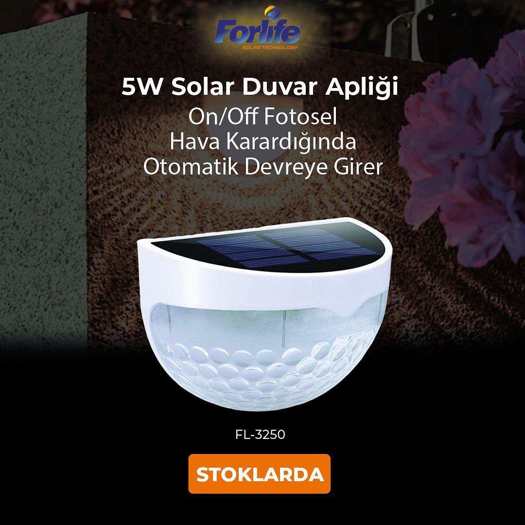 Forlife Solar Duvar Apliği 5W Fl-3250