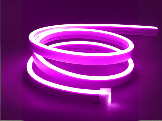 12 Volt Mor Neon Şerit Led