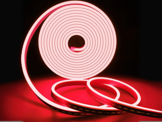 12 Volt Kırmızı Neon Şerit Led