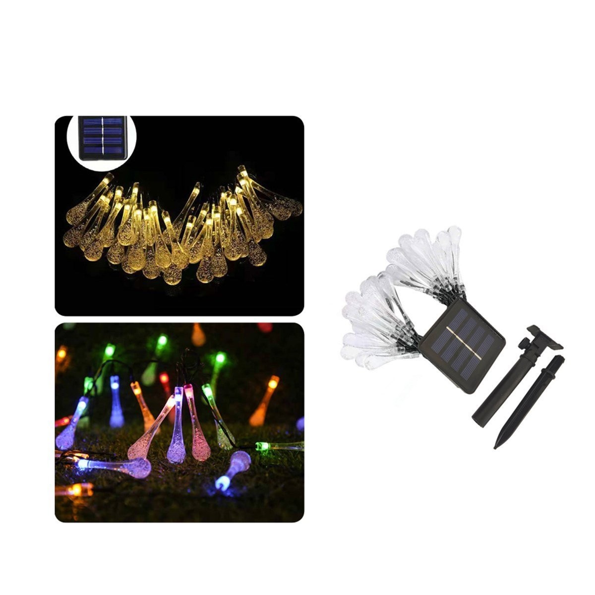Forlife 20W Solar 5 Metre 7 Mod Işık Zinciri Rgb Fl-3256