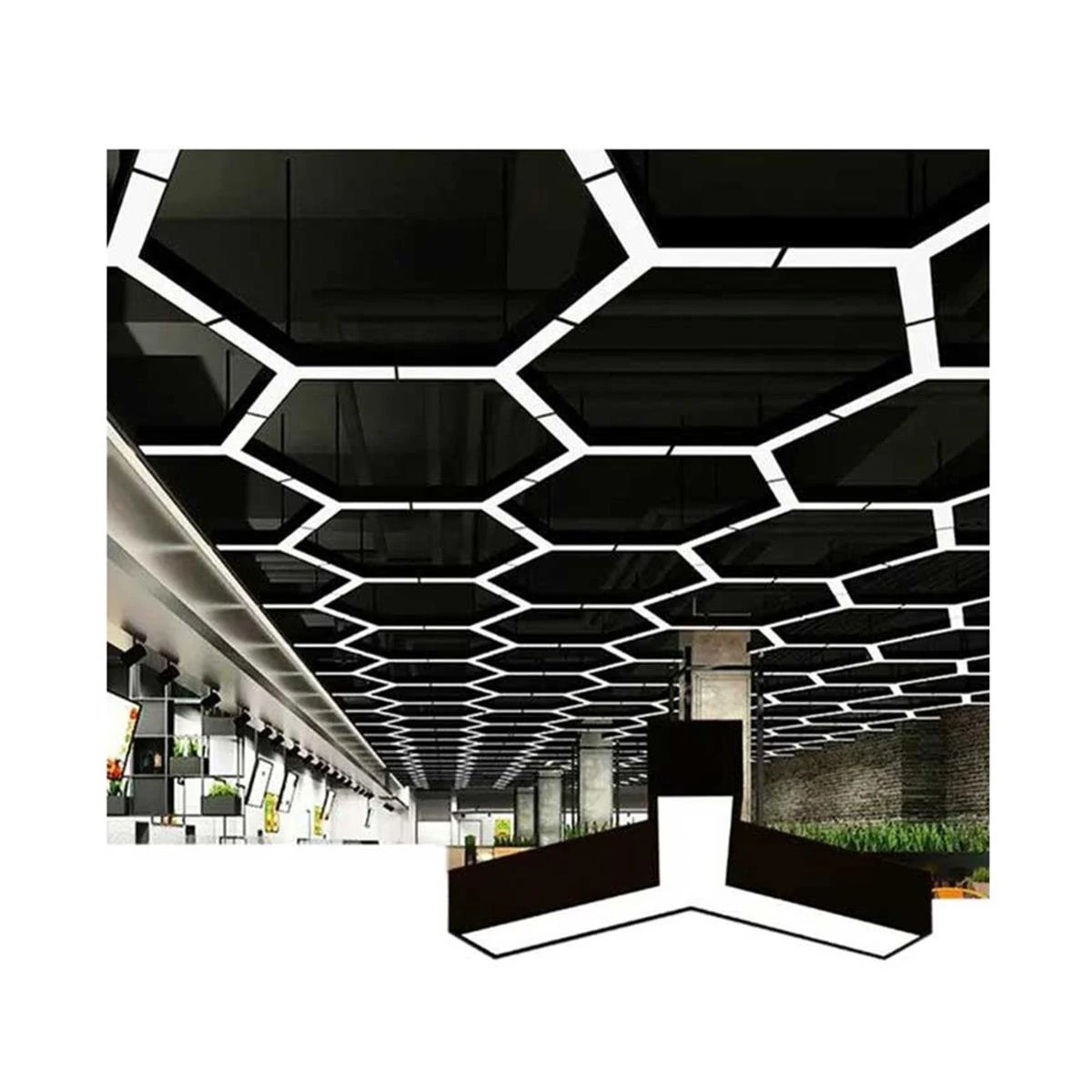 Forlife Y Linear Armatür 60x60x60cm 60W 4000k Ilık Beyaz FL-99030