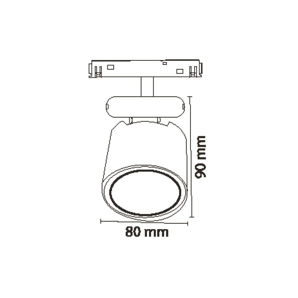 Forlife Magnet Ray Spot Armatür 10W 3200K Gün Işığı FL-6675