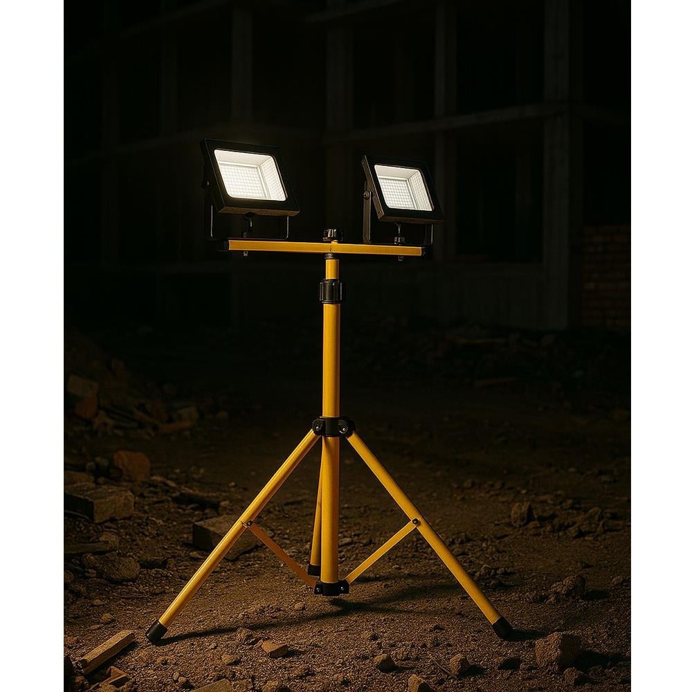 Forlife Tripod Ayaklı Projektör 2x100W 6500k Beyaz FL-6040 T100