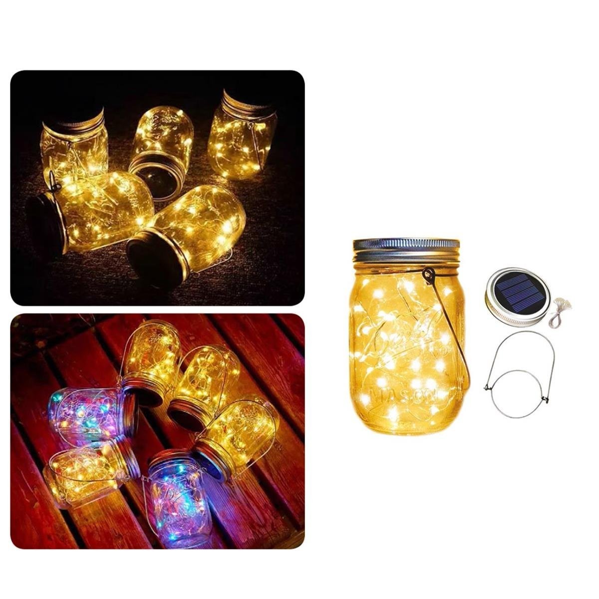 Forlife Peri Ledli Solar Dekoratif Kavanoz 3W Rgb FL-3236