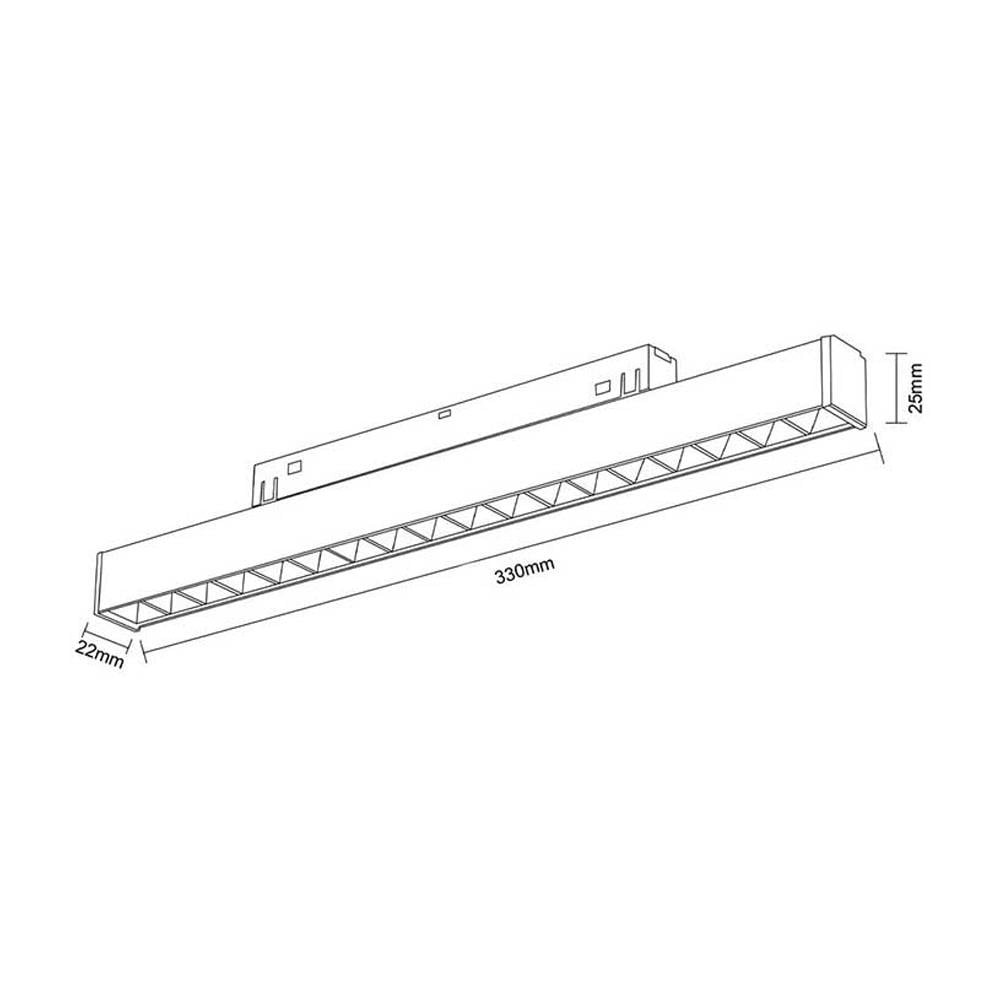 Forlife Rose Lensli Dimlenebilir Magnet Armatür 18W 4000K Ilık Beyaz FL-5513 RD