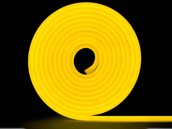 12 Volt Amber Neon Şerit Led