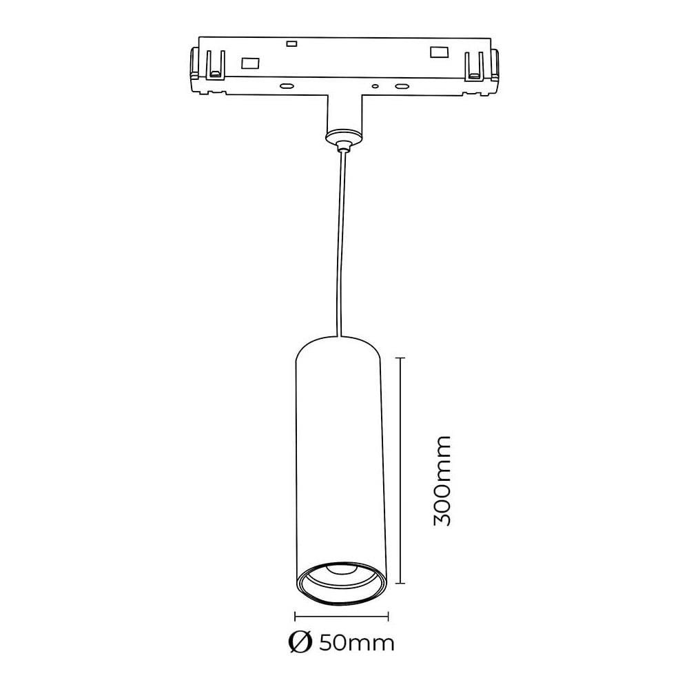 Forlife Magnet Sarkıt Dimlenebilir Armatür 12W 6500K Beyaz FL-5574 D