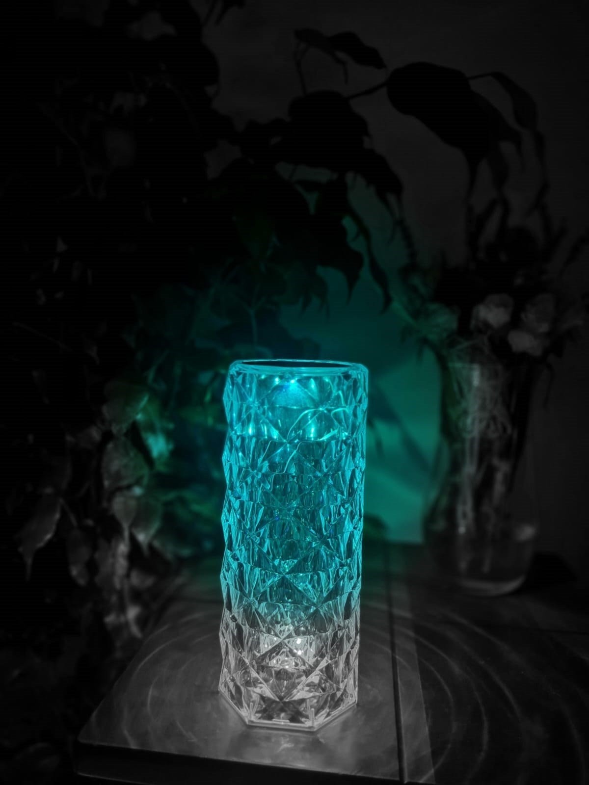 Forlife Kristal Şarjlı Led Masa Lambası ve Abajur Fl-8077