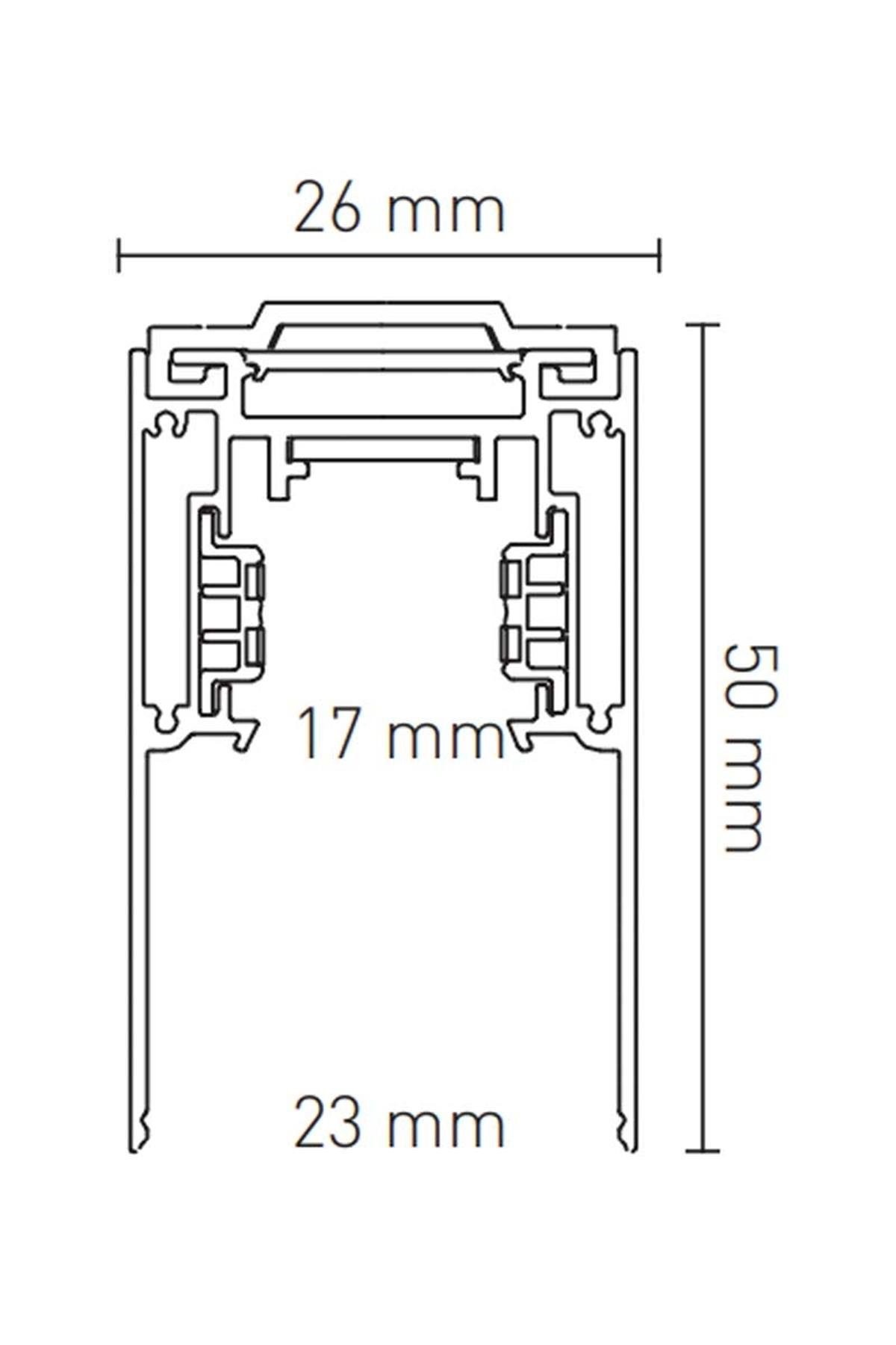 Forlife Sıva Üstü Magnet Ray 1 Metre Fl-5531