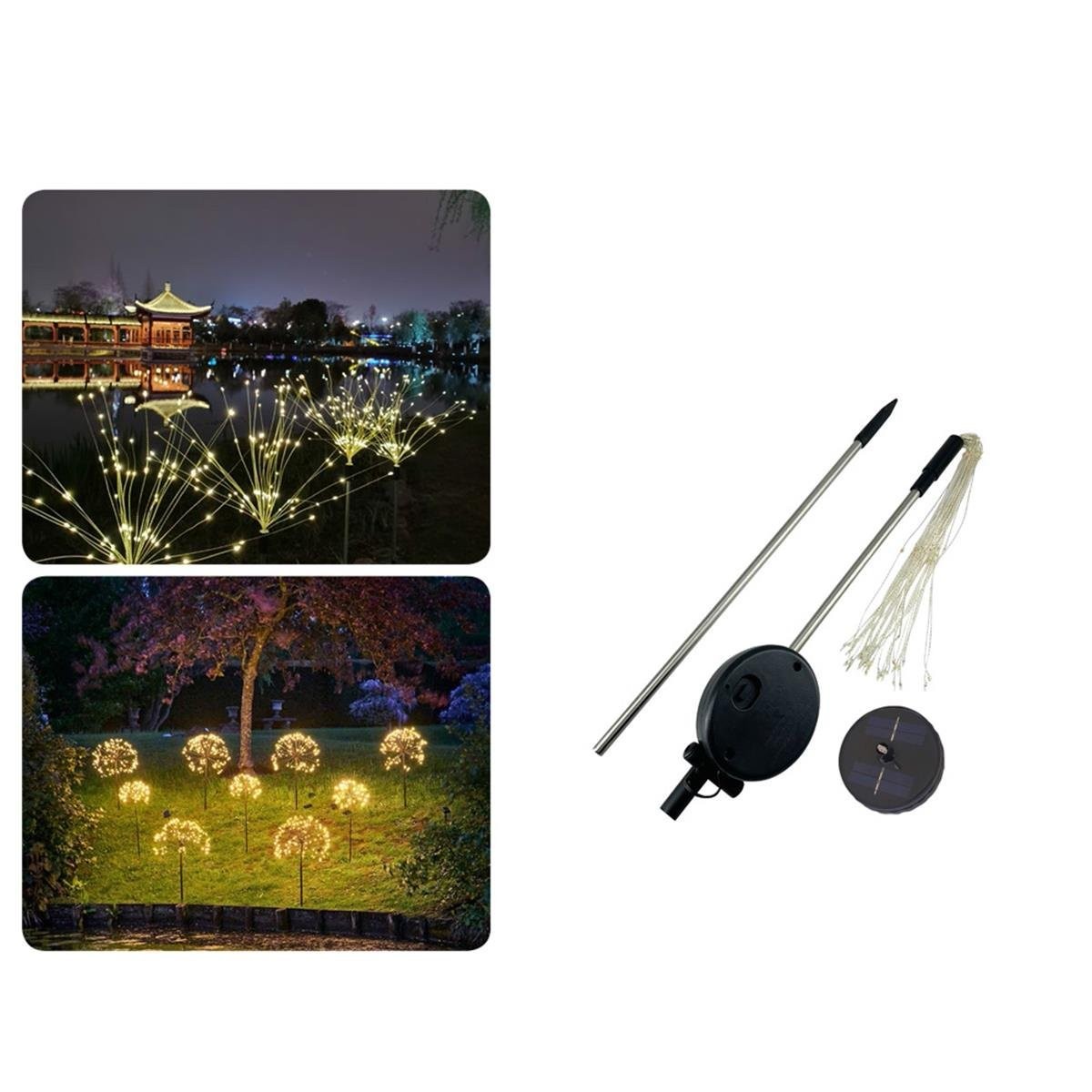 Forlife 10W Solar Karahindiba Çiçek Çim Armatürü Gün Işığı Fl-3234