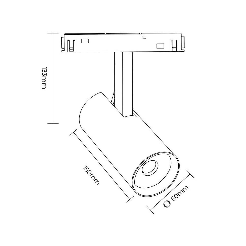 Forlife Magnet Ray Spot Armatür 20W 6500K Beyaz FL-5572
