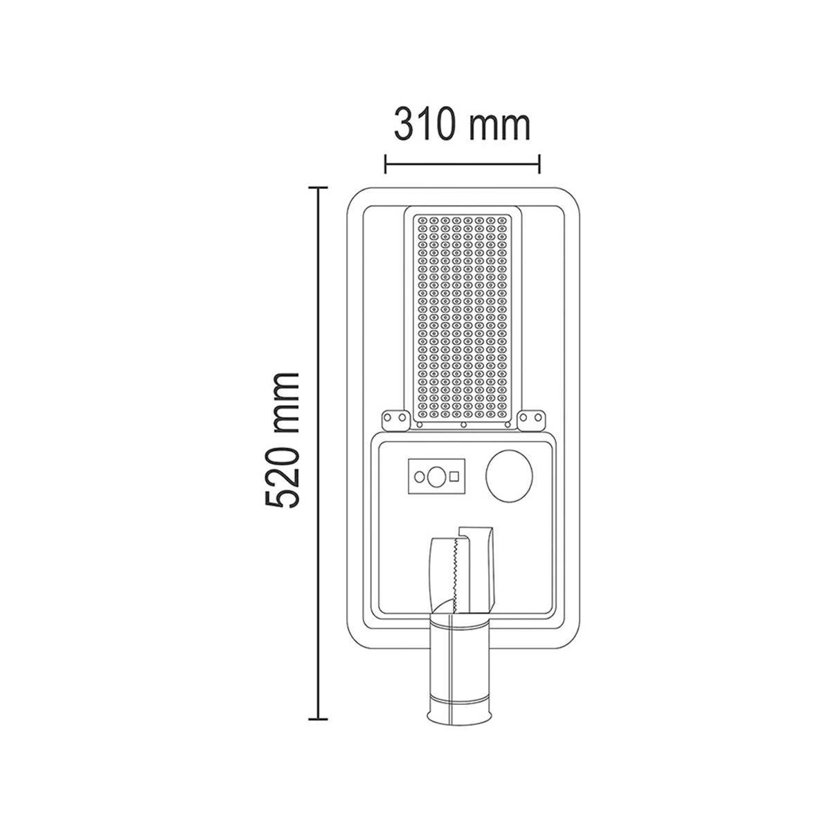 Forlife Solar Sokak Lambası 120W 3200k Gün Işığı FL-3349