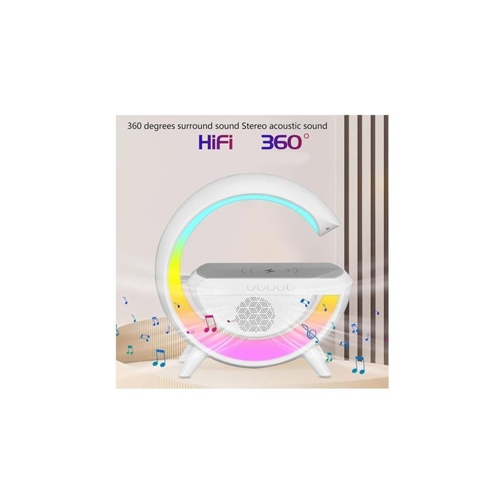 Forlife Fl-8093 Kablosuz Şarj Özellikli Bluetooth Hoparlörlü Masa Lambası