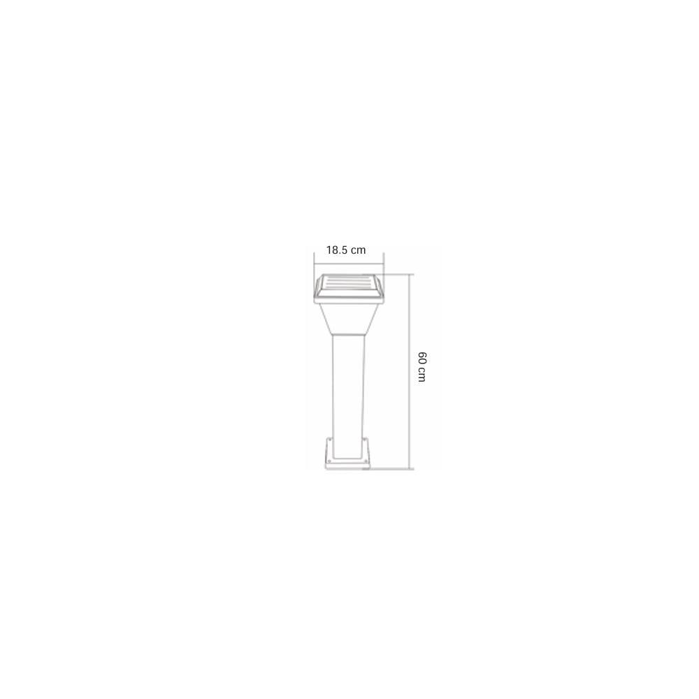 Forlife Solar Bahçe Armatürü 100W Fl-3343