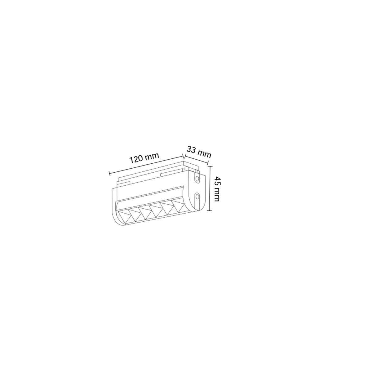 Forlife Kompakt Lensli Hareketli Pro Magnet Armatür 6W 3200k Gün Işığı FL-5430