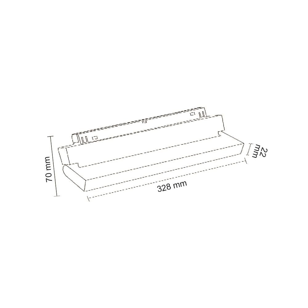 Forlife Opak Difüzörlü Hareketli Magnet Armatür 18W 4000K Ilık Beyaz FL-6683