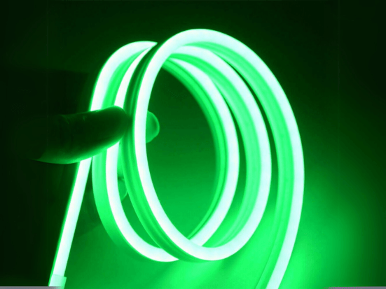 12 Volt Yeşil Neon Şerit Led
