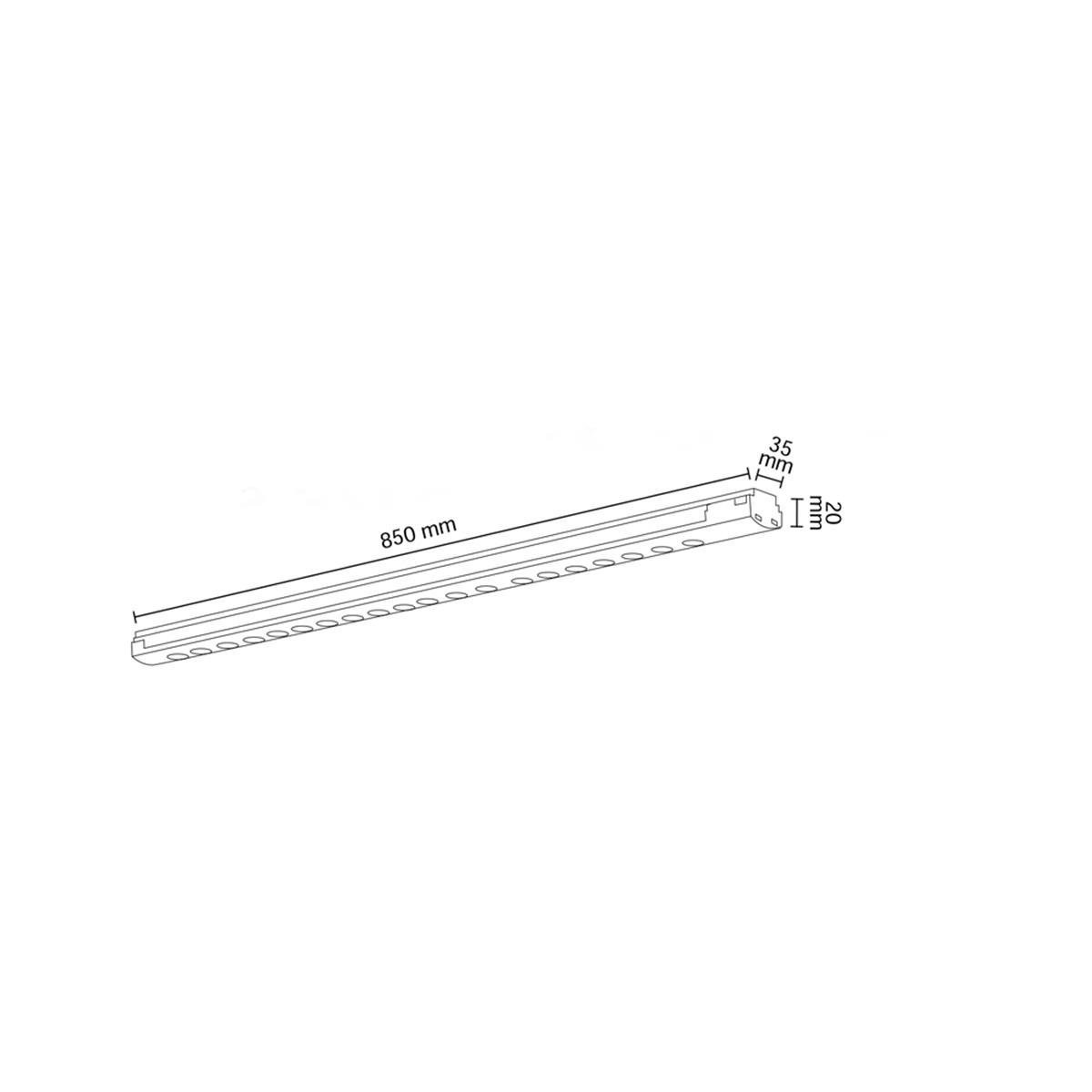 Forlife Kompakt Lensli Pro Magnet Armatür 30W 4000k Ilık Beyaz FL-5412